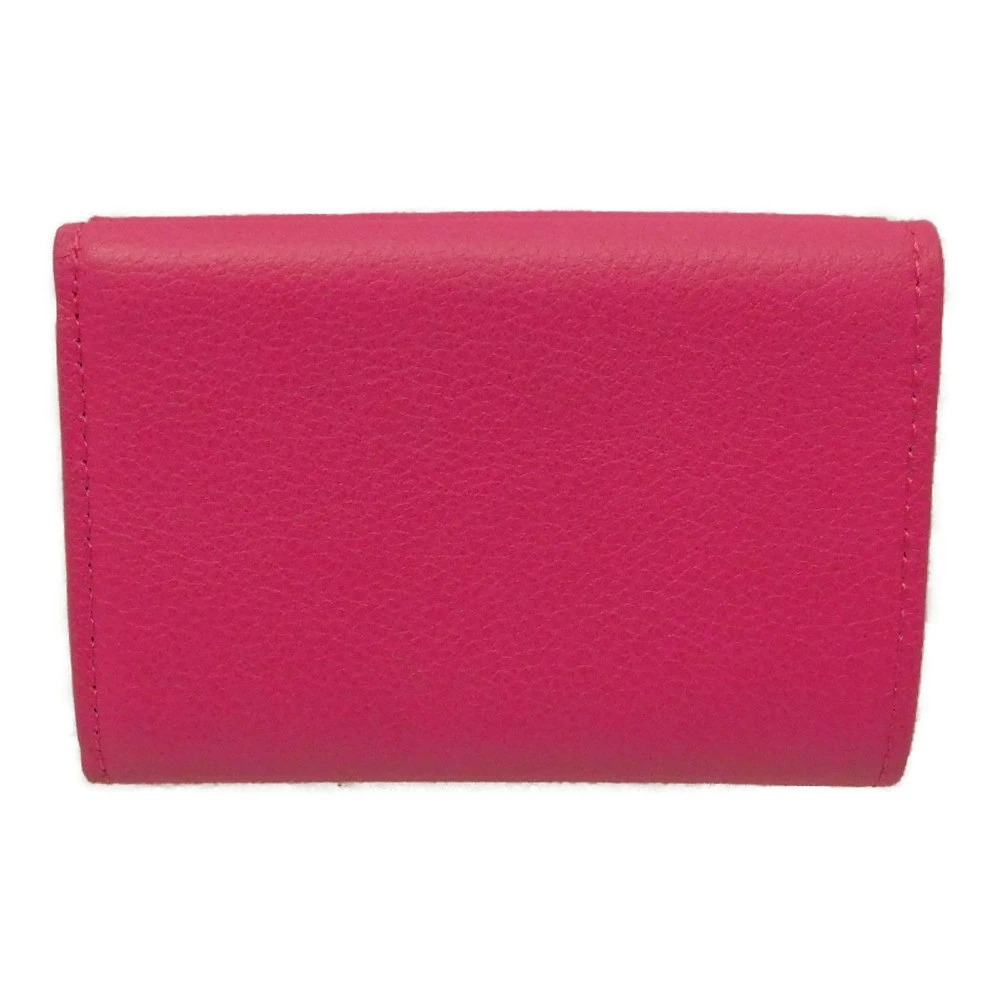 Louis Vuitton Lock Portefeuille Pink Compact Wallet Pink